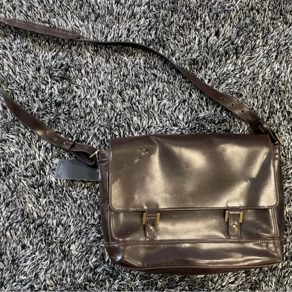 Brown Leather Men's Bag